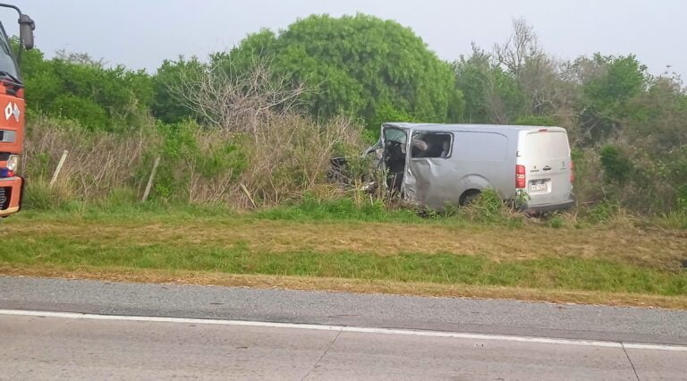 Siniestro de tránsito en el kilómetro 10 de ruta 24.