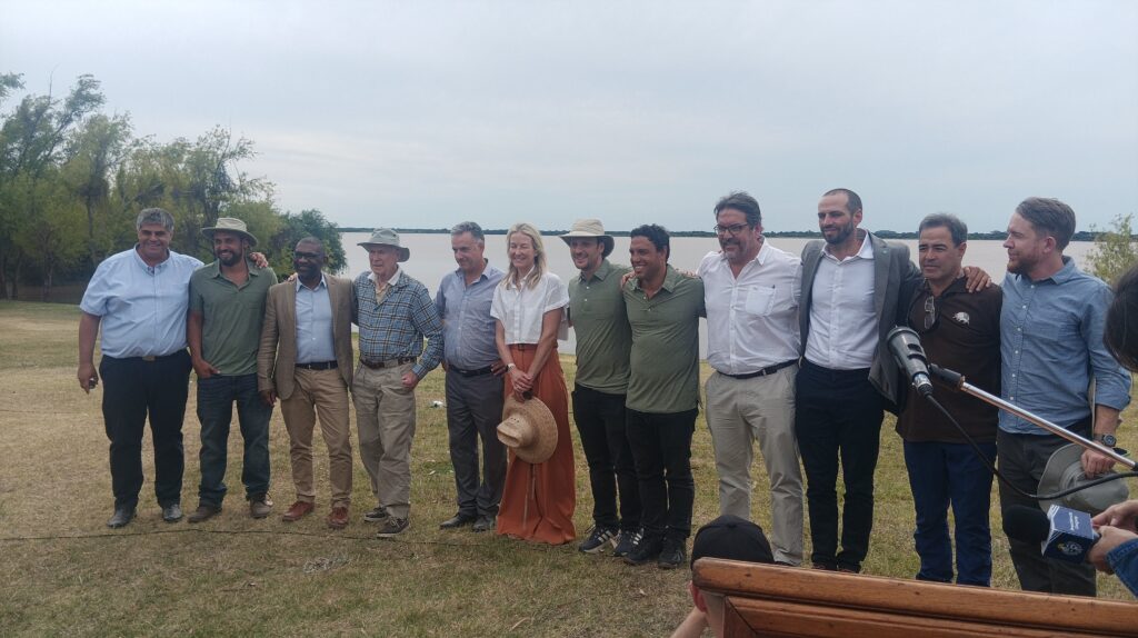 Entrega de islas a Uruguay.