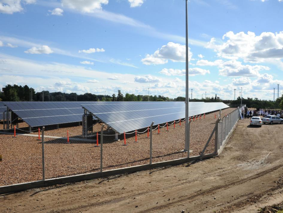 Parque solar. Foto Presidencia de la República